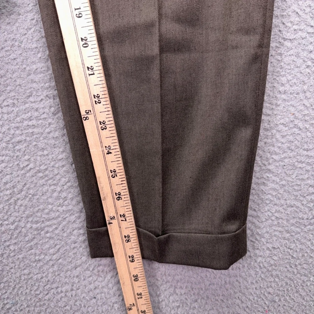 Lauren Ralph Lauren Dress Pants Mens 36x29 Taupe Ultraflex Pleated Preppy Office